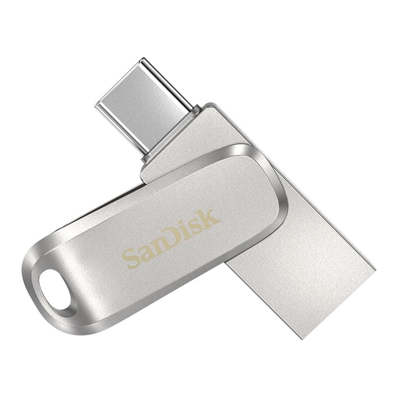 SANDISK Ultra Dual Drive Luxe Type-C 512GB, OTG, Upto 400MB/s, Pendrive, Silver, 5Y Warranty (SDDDC4-512G-I35)